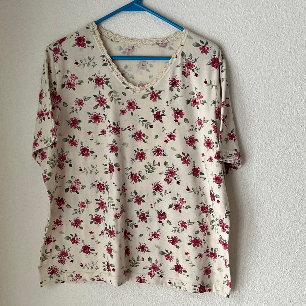 Floral Print Women's Top
